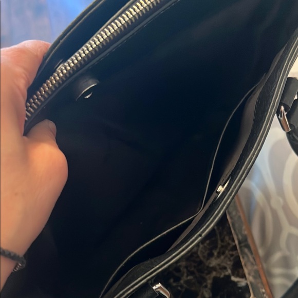 Closing Sept 1! Calvin Klein Two-Tone Black and Cream Tote - Picture 9 of 9